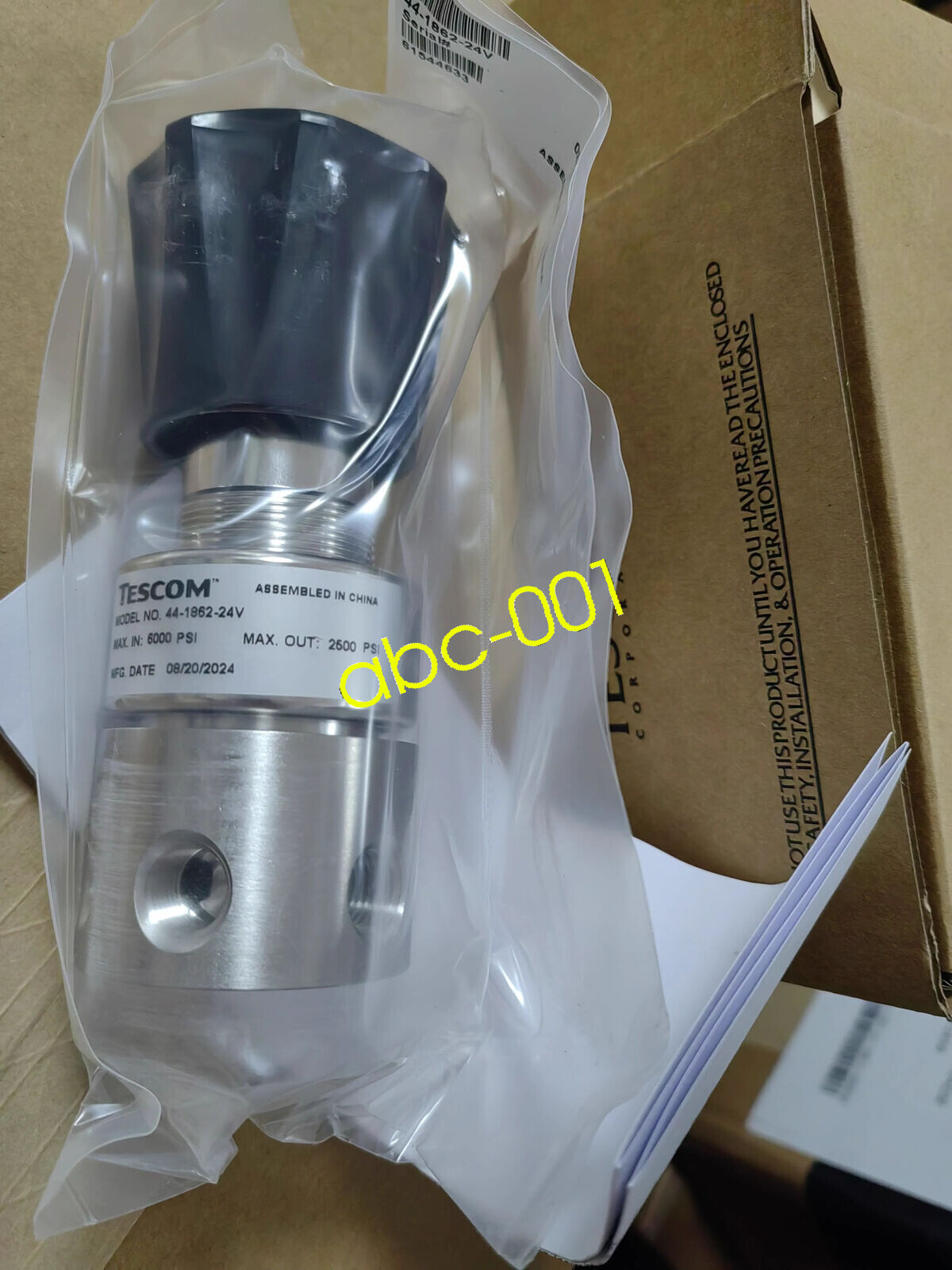 1pcs Brand-NEW TESCOM Pressure Regulator Valve 44-1862-24V DHL/FedEx