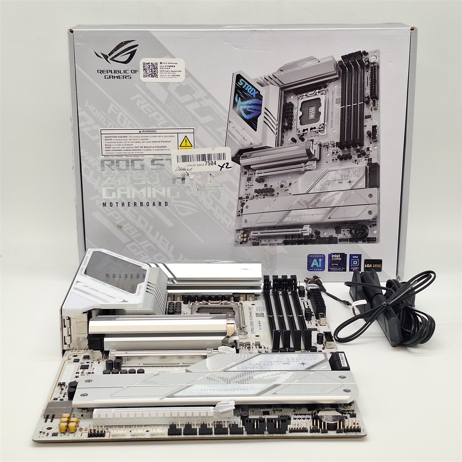ASUS ROG STRIX Z890-A GAMING WIFI Z890 LGA 1851 ATX motherboard