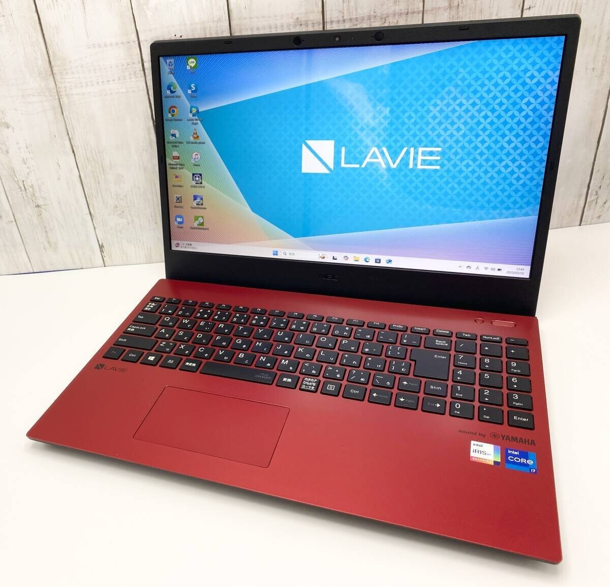 NEC LAVIE N15 PC-N1575 Core i7 Red 512GB  16GB Notebook PC Home w/ AC Used