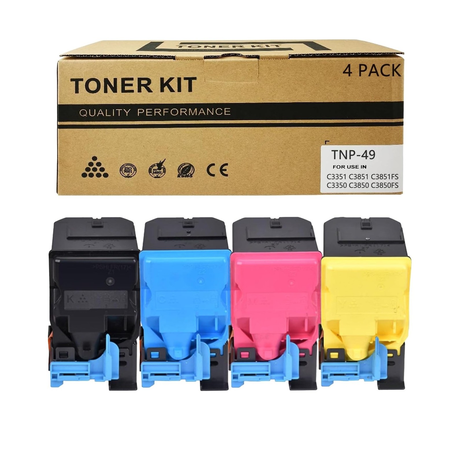 TNP48 TNP49 Toner Cartridge Replacement for Konica Minolta TNP48 TNP49 Toner ...
