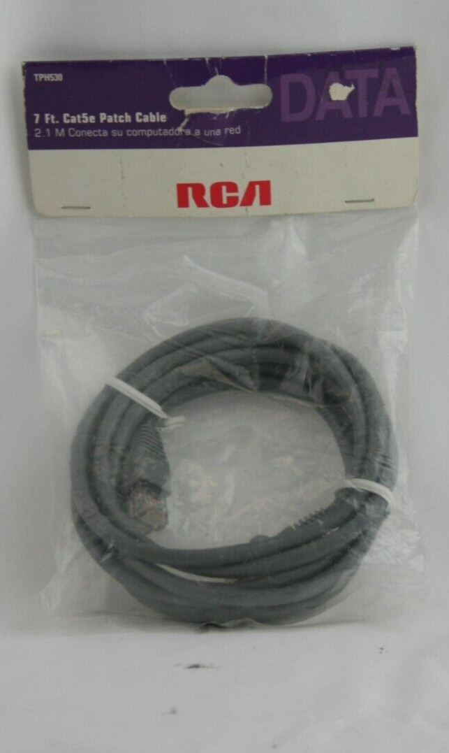 RCA 7ft Cat5e Ethernet Cable - RJ-45, LAN Network