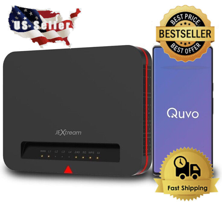 NEW Jextream FX20 WiFi 6 router Parental Control Quvo App - Manage Screen Time