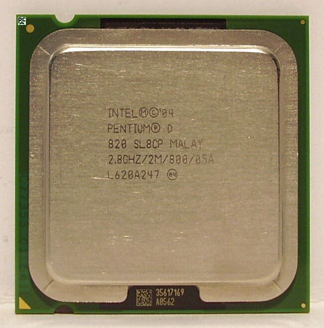 Intel Pentium D 820 Dual Core 2.8 GHz / 2M / 800 Mhz LGA 775 socket SL8CP
