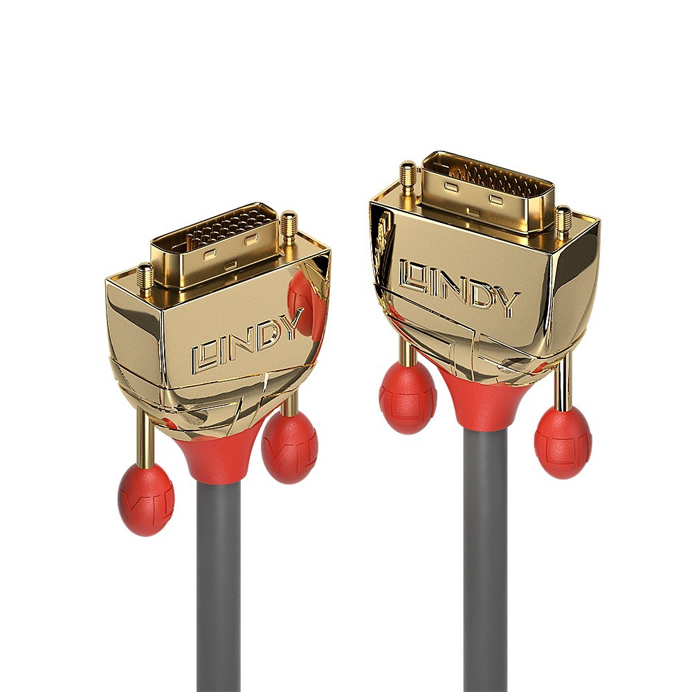Lindy 2m DVI-D Dual Link Cable, Gold Line - 36202