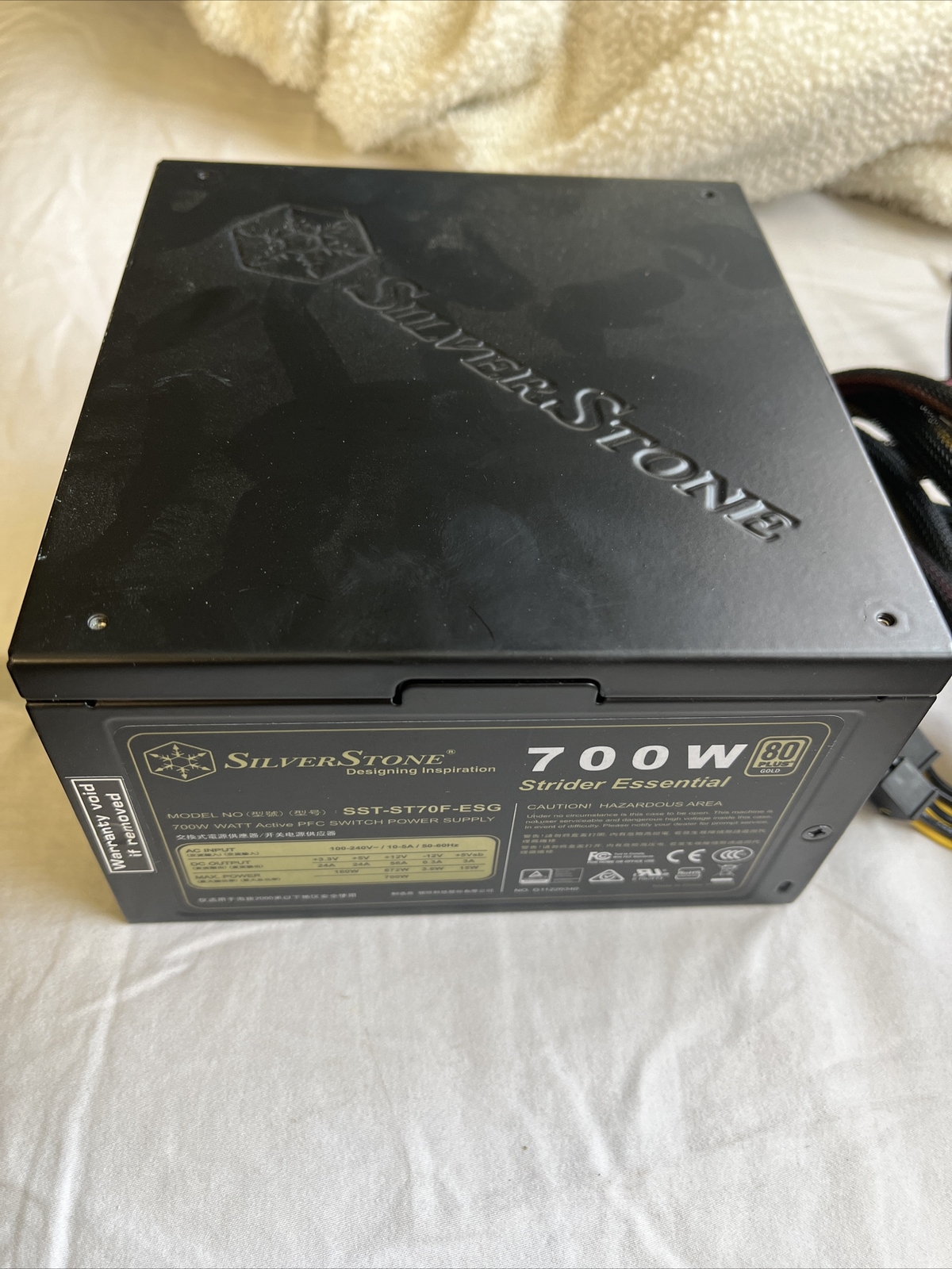 Silverstone SST-ST70F-ESG 80 PLUS Gold Active PFC ATX 700W Power Supply