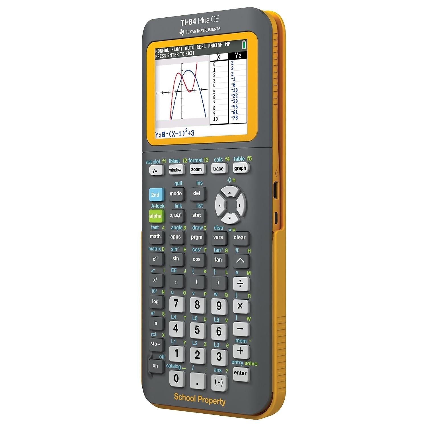 Graphing Calculator TI-84Plus CE Teacher s 10 Pack Black Orange Texas Teachers