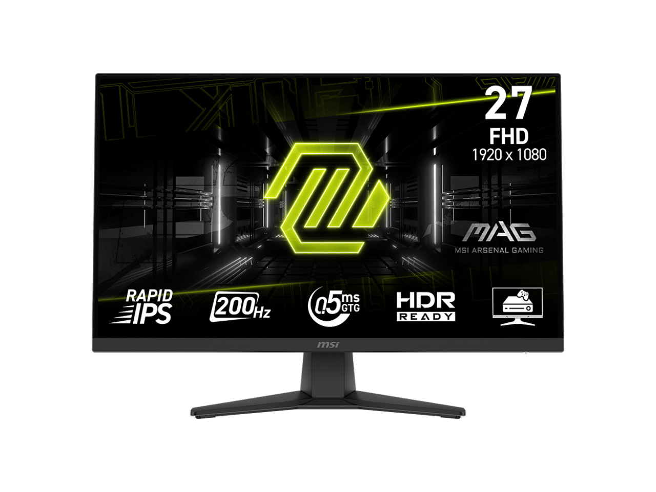 MSI 27" 200 Hz Rapid IPS FHD Gaming Monitor FreeSync (AMD Adaptive Sync) MAG 272
