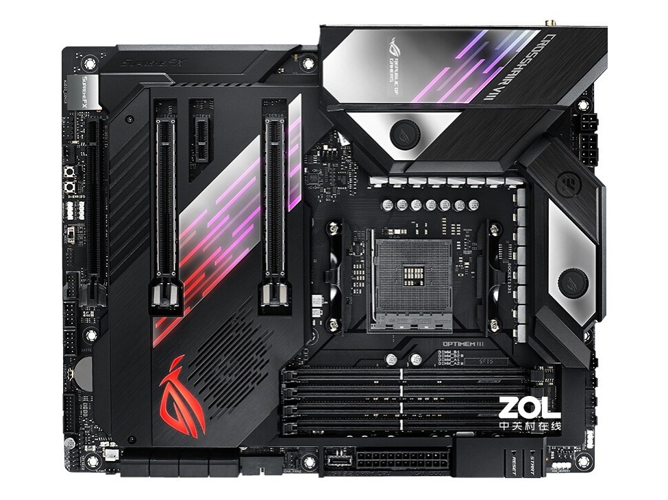For ASUS ROG CROSSHAIR VIII FORMULA motherboard X570 AM4 DDR4 128G E-ATX Tested