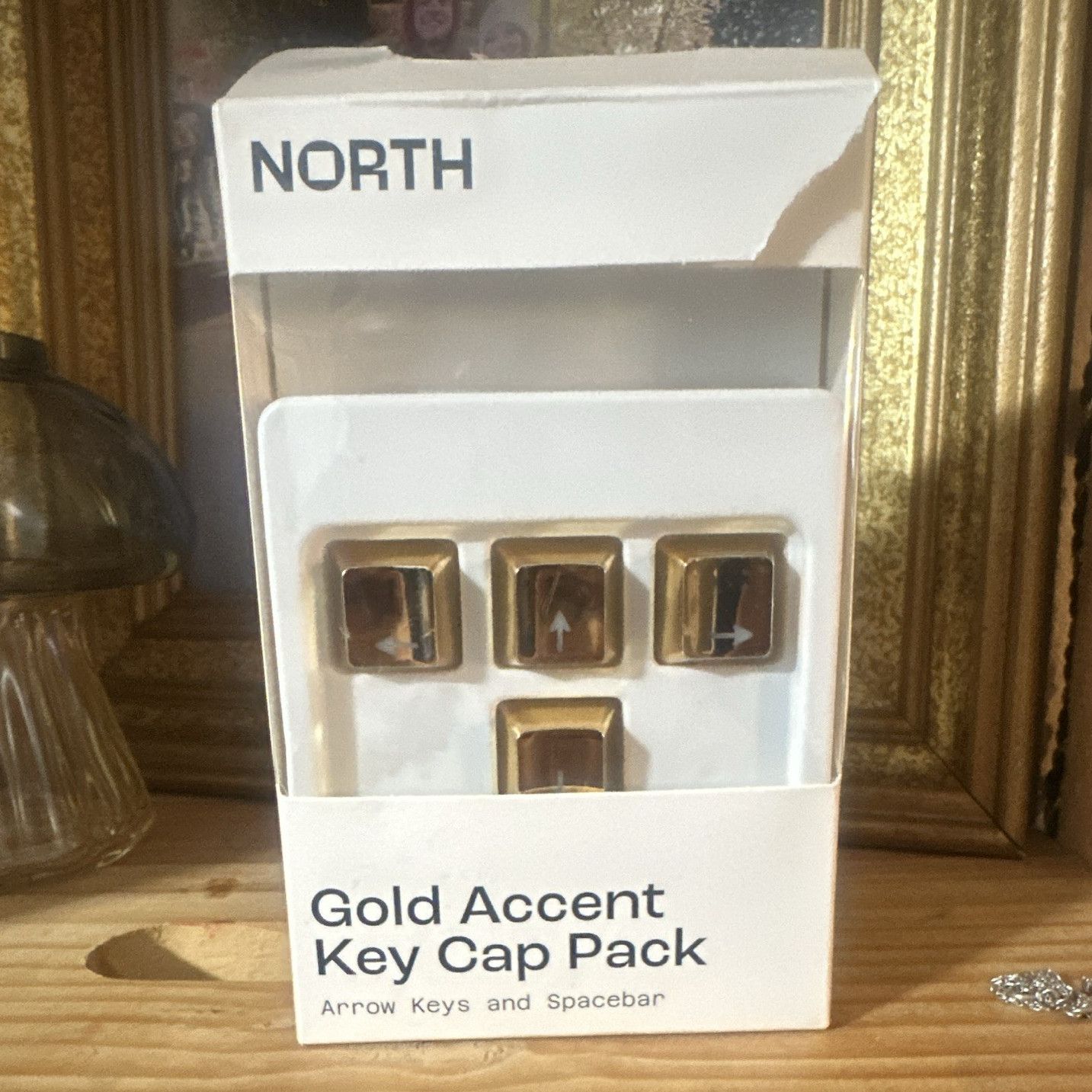NORTH Gold Accent Key Cap Pack Mechanical Keyboard Keycaps Arrow Keys Spacebar