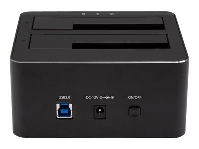 StarTechcom Dual-Bay SATA HDD Docking Station Hard Disk to 2 Slot Dock USB 3.0