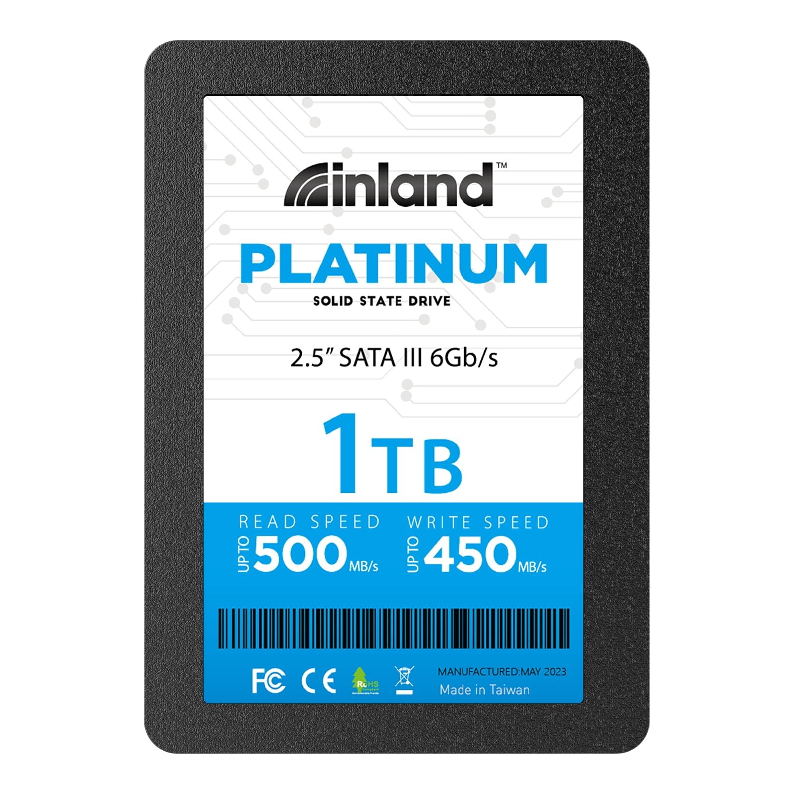 INLAND Platinum 1TB SSD SATA III 2.5" 3D NAND Internal Solid State Drive