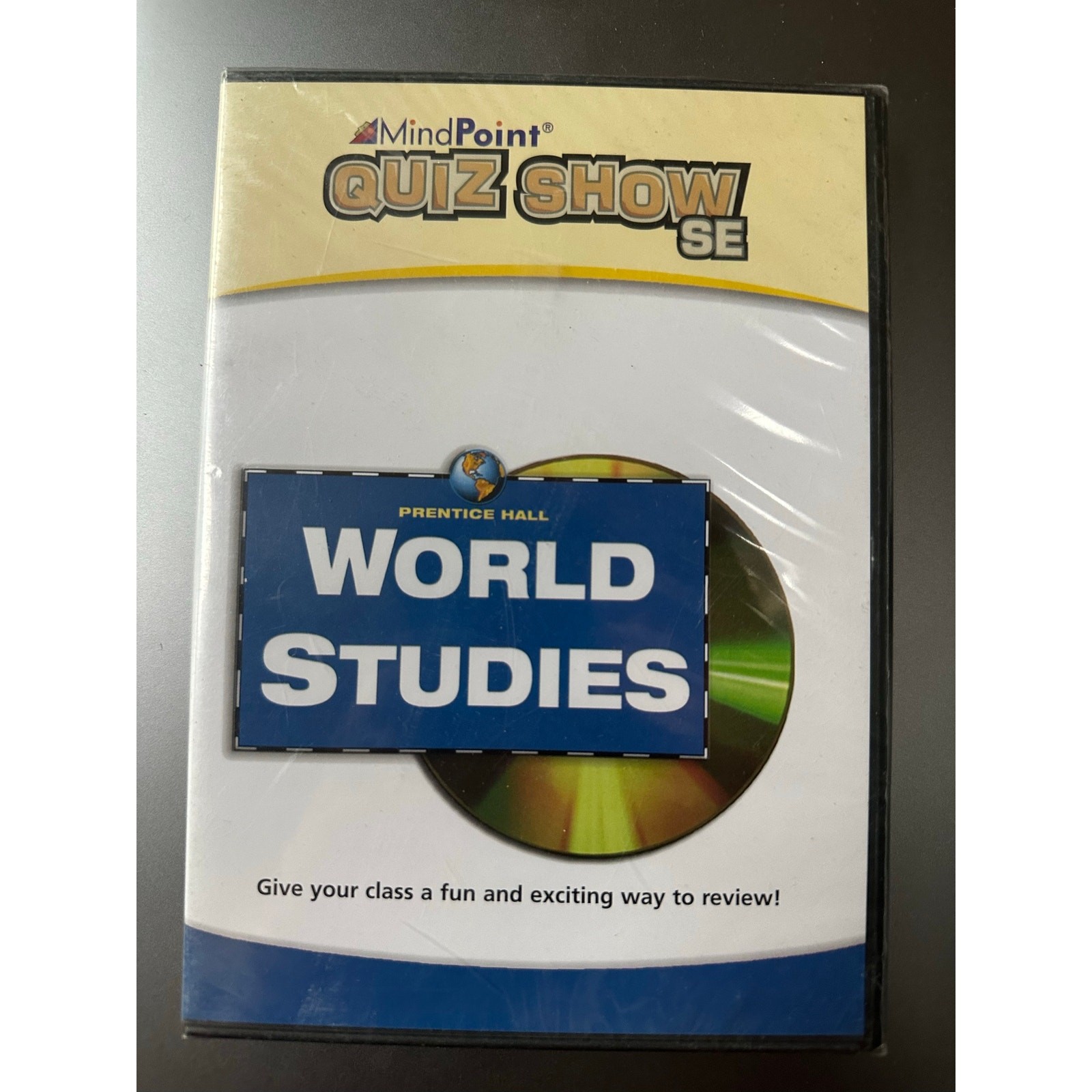 World Studies MindPoint Quiz Show SE CD-ROM Prentice Hall Windows Mac New