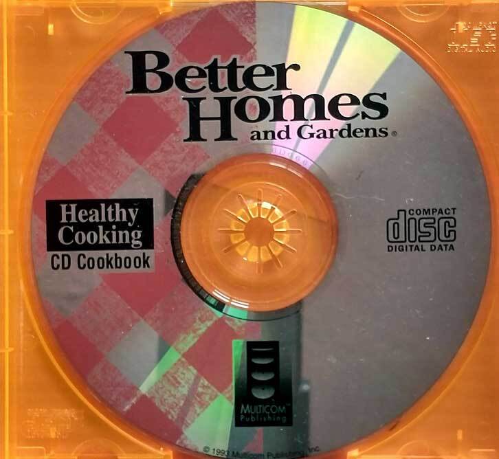 Mac/PC CD-ROM: Better Homes & Garden Healthy Cooking CD Cookbook