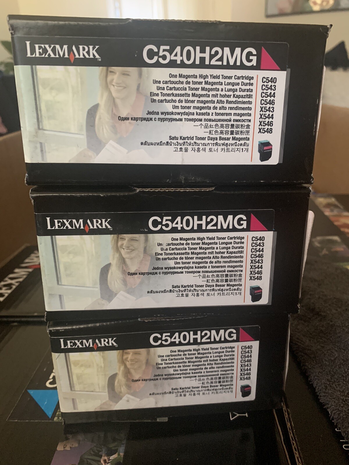  Lexmark C540H2MG High-Yield Toner, 2000 Page-Yield, Magenta 734646083515
