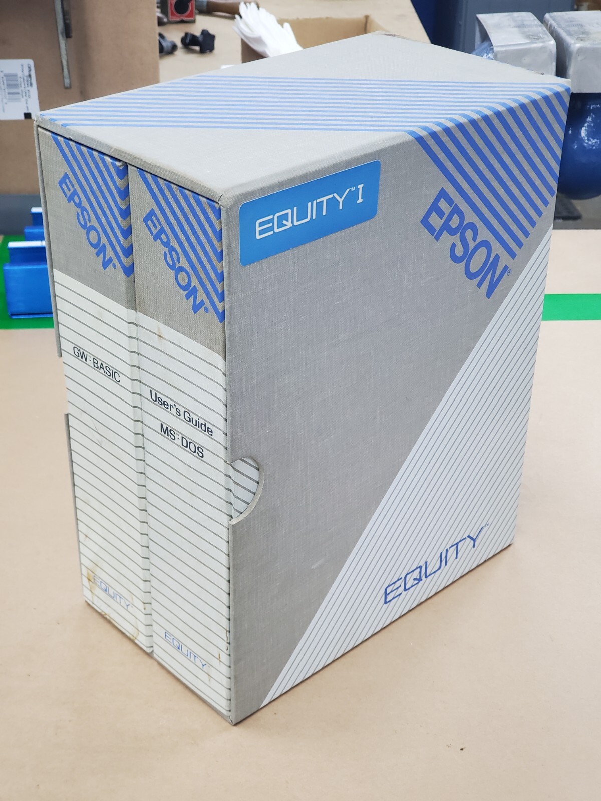 Epson Equity I Users Guide MS-DOS GW-BASIC With Original OEM Floppy Discs 1986