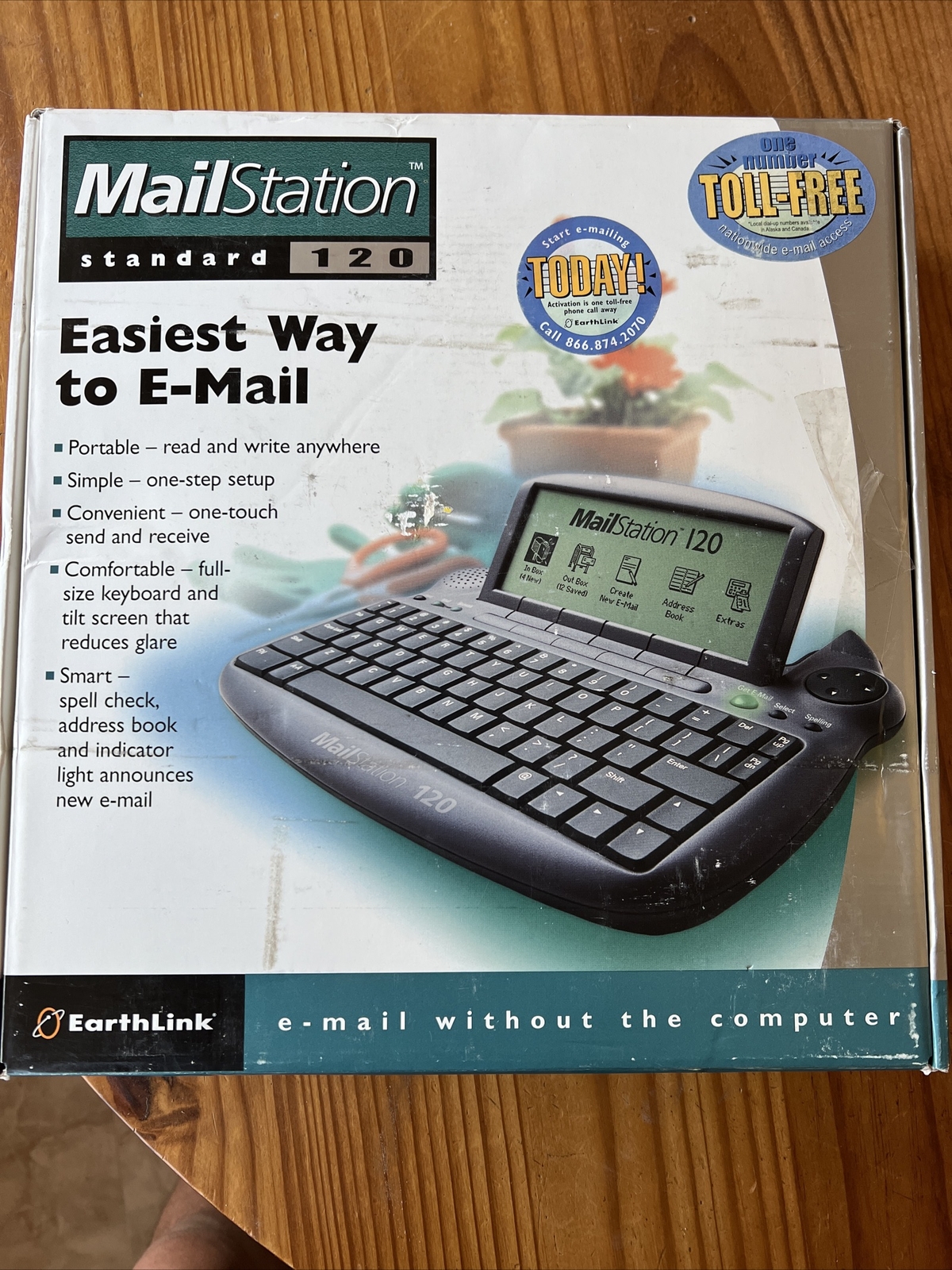 EarthLink MailStation Mail Station Standard 120 Vintage Computer e-Mail Item New
