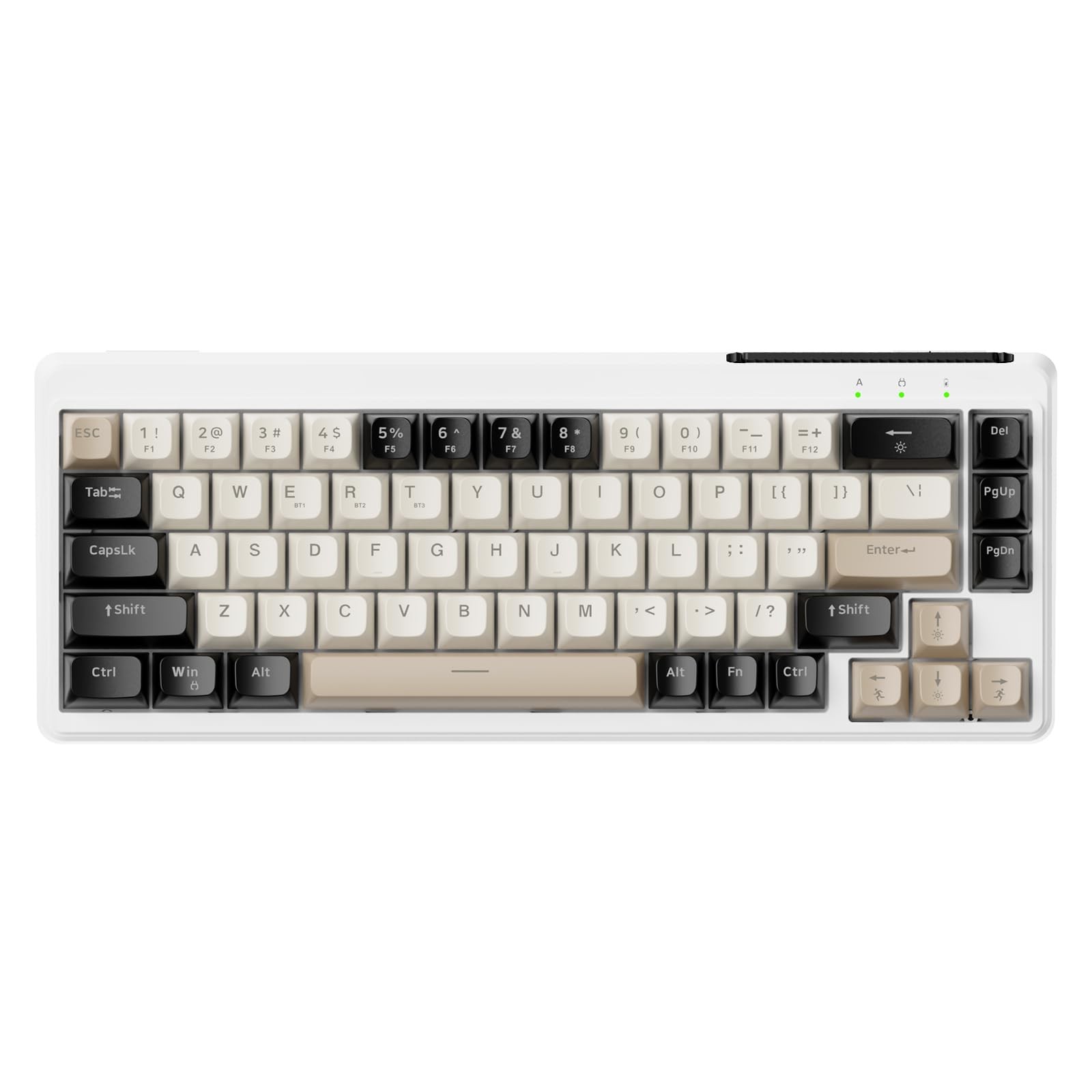 M68 65% Wireless Gaming Keyboard TriMode Silent Membrane 67 Keys Win/Mac