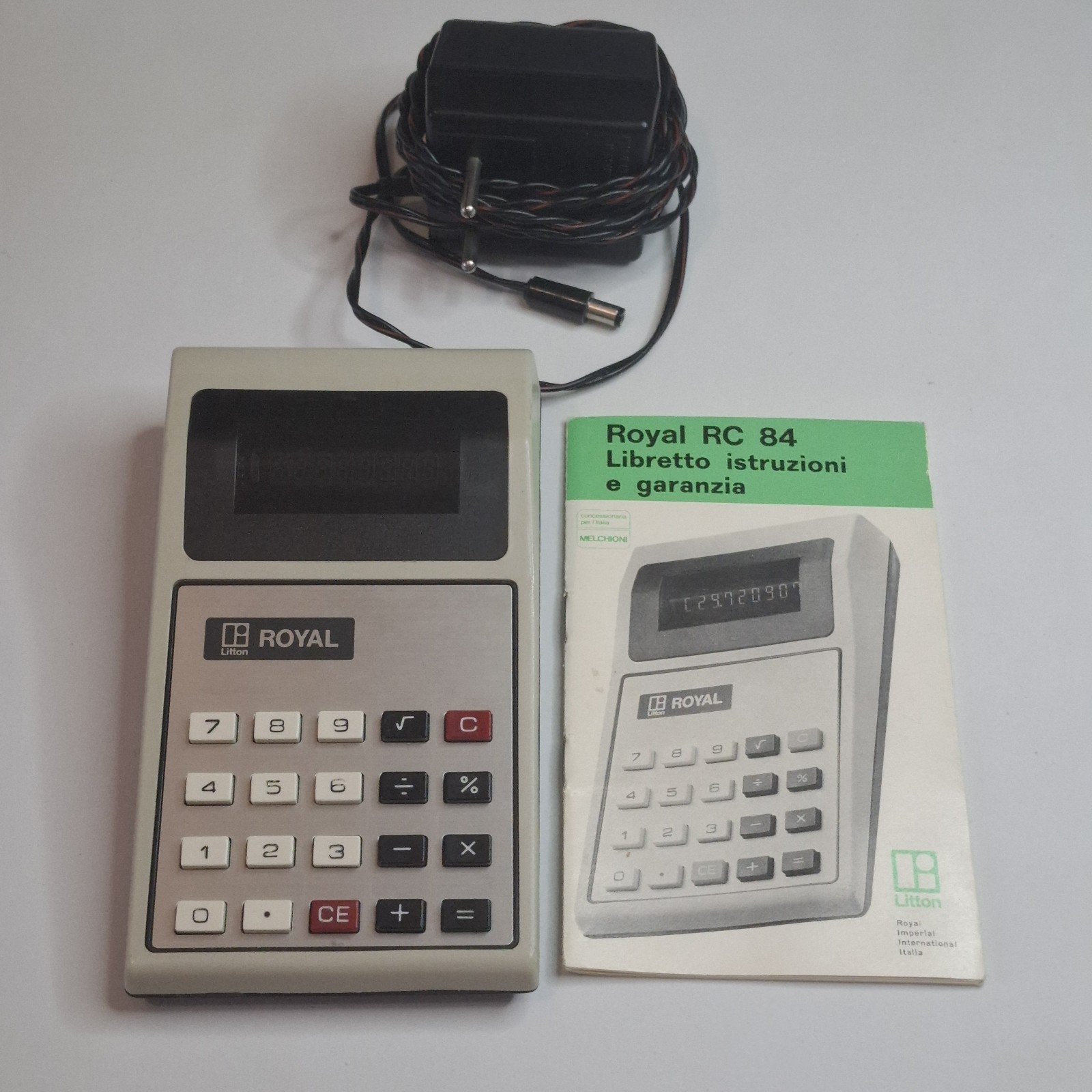 Litton Royal RC-84 Vintage Calculator Working Tested 