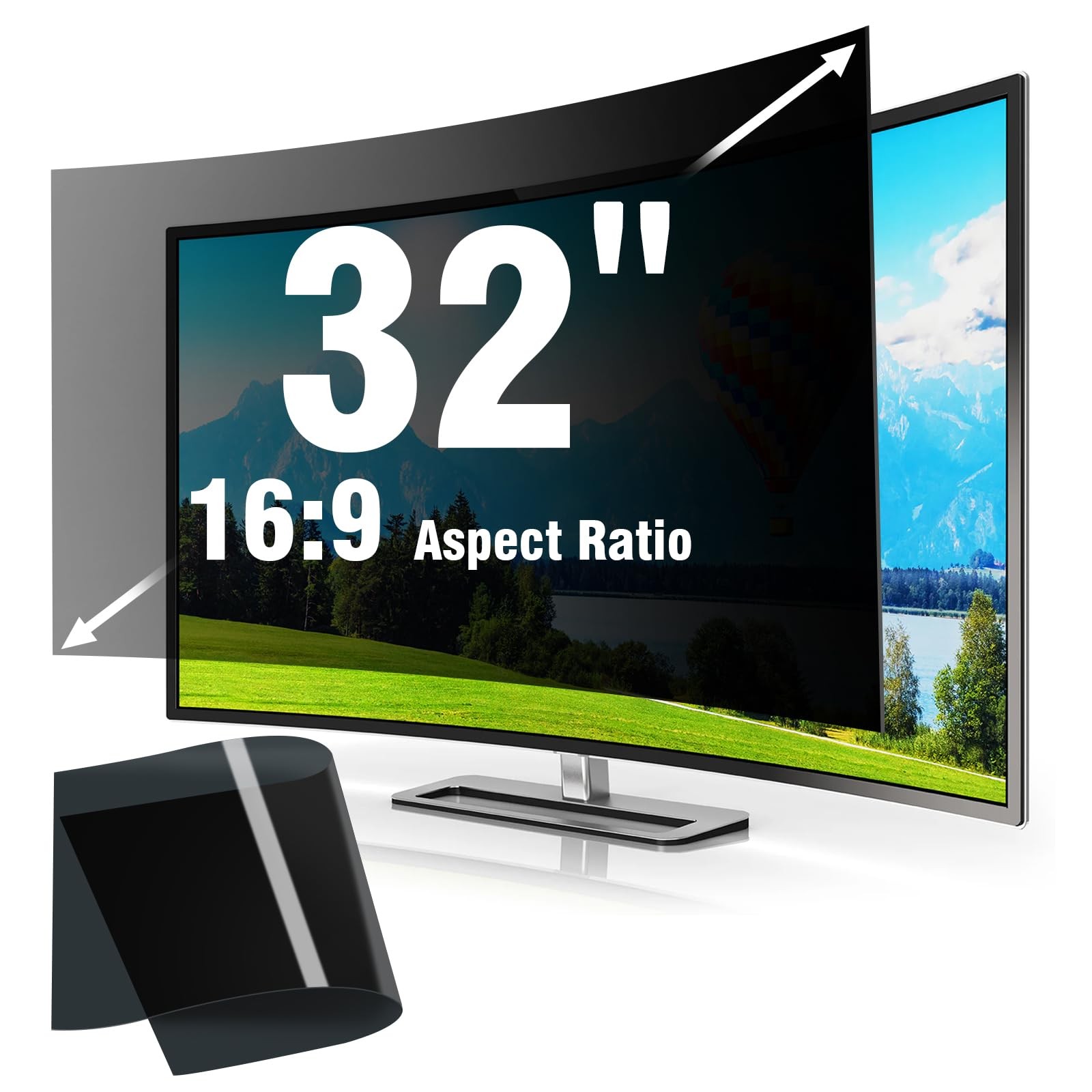 [2026 New] 32 Inch Computer Monitor Privacy Screen 32 inch 