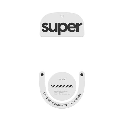 Superglide2 Type C Mouse Feet for Logitech G PRO X SUPERLIGHT 2 [Tempered Glass