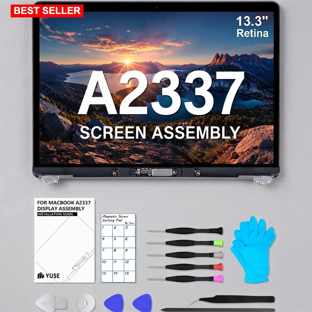 Laptop Screen Replacement 13.3 In Full LCD Display Silver 2560x1600 Resolution