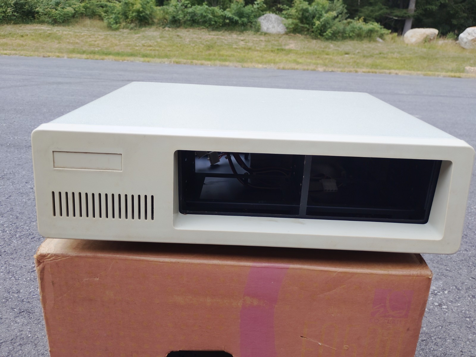 Vintage IBM XT AT Clone Desktop PC Case PSU 8088 286 Retro Beige Chassis