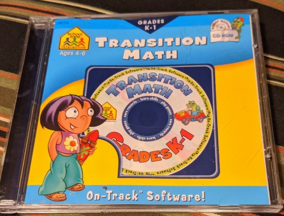Progam CD "Transition Math" Grades K-1 On-Track Software Used