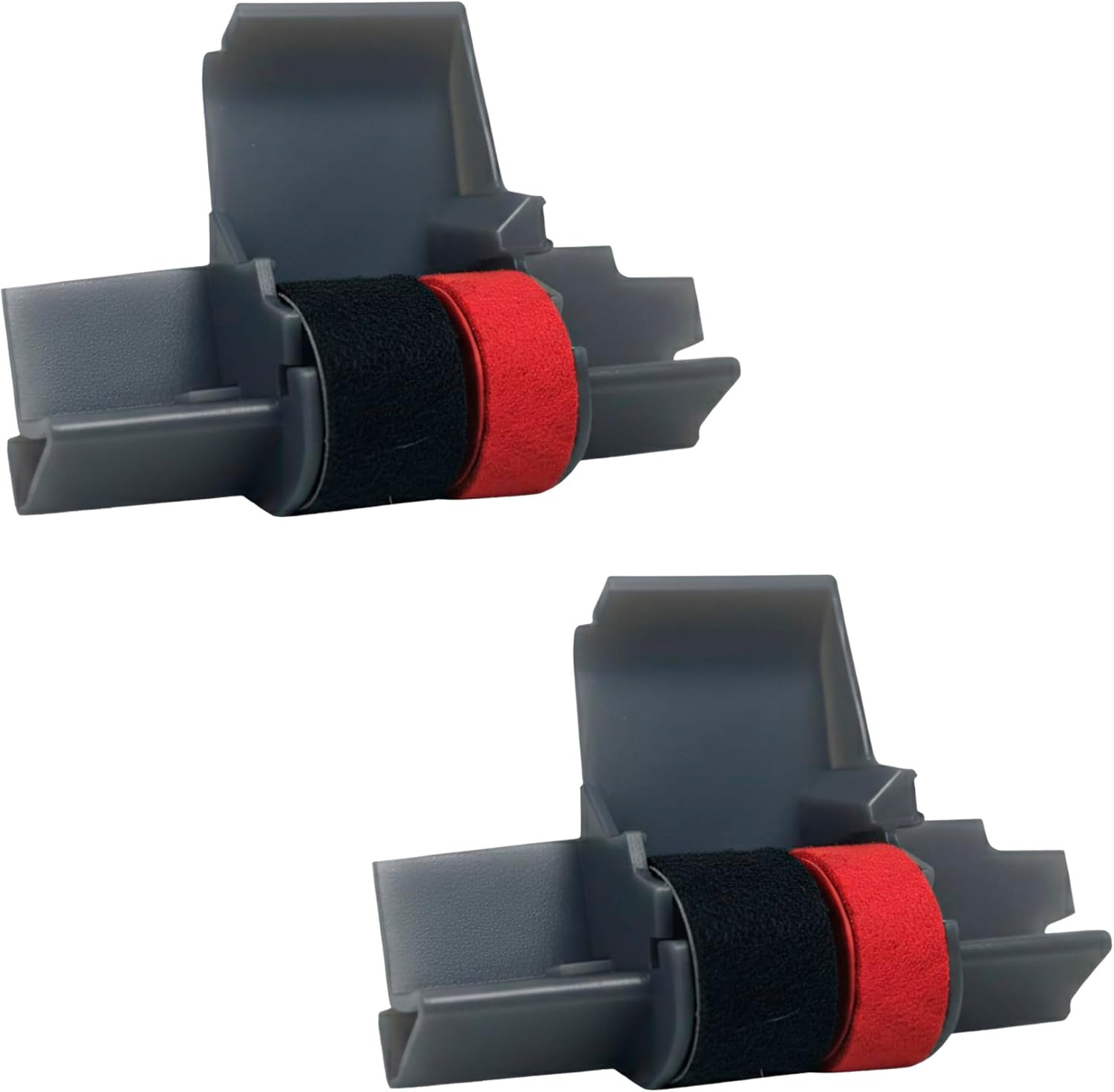 IR-40T X [2 Pack] IR40T Black and Red Ink Roller Ribbon Cartridge Replacement
