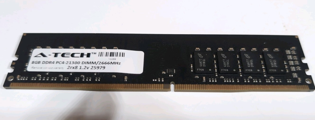 A-Tech 8GB DDR4 2666MHz PC4-21300 Desktop RAM Memory 1.2V