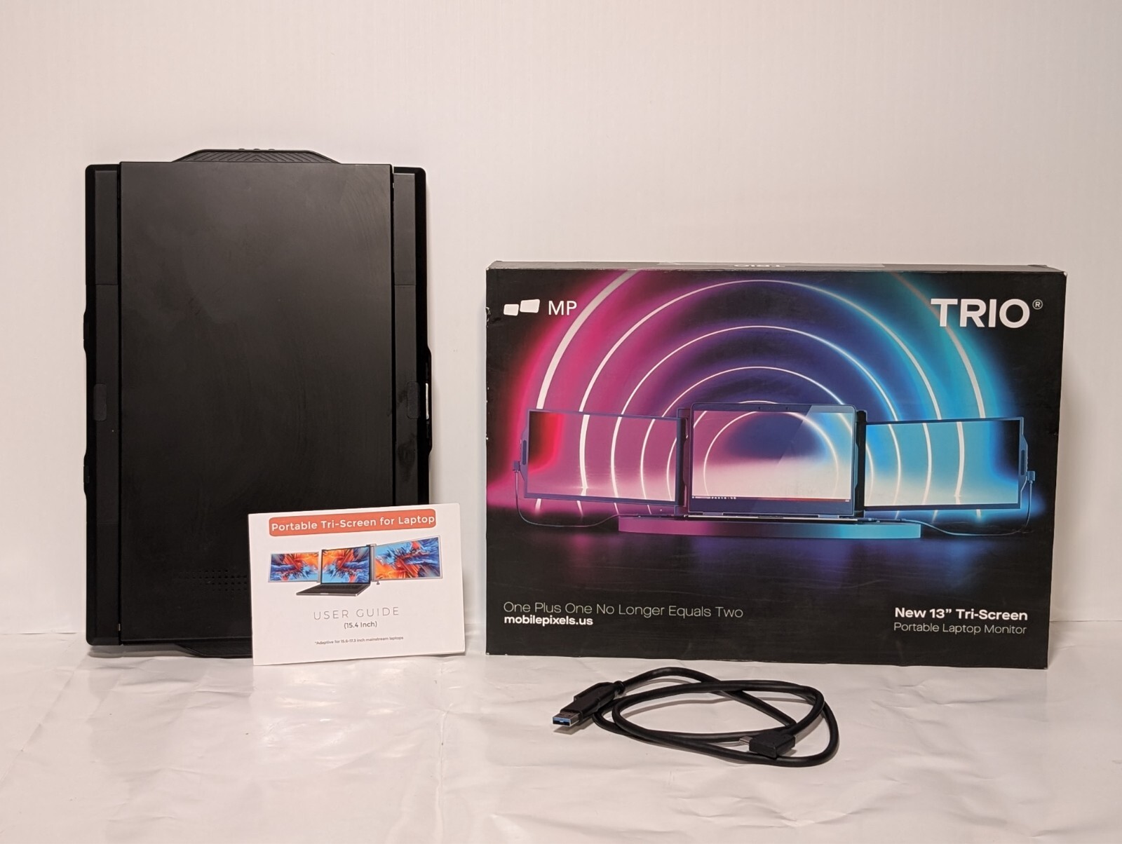 NEW Mobile Pixels Trio MP 13" Tri-Screen Three Screen Portable Laptop Monitor