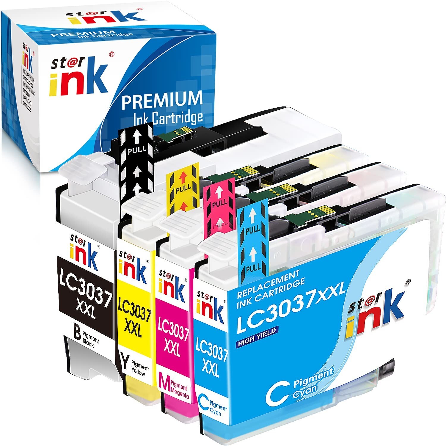 st@r ink LC3037XXL Ink Cartridges Replacement for Brother LC3037 LC-3037 Comp...