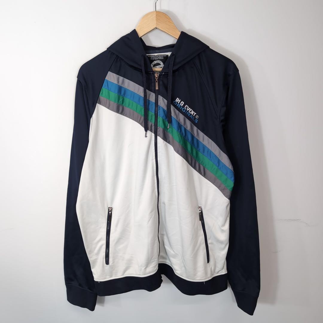 90s Vintage Nylon Jacket With Retro Logo