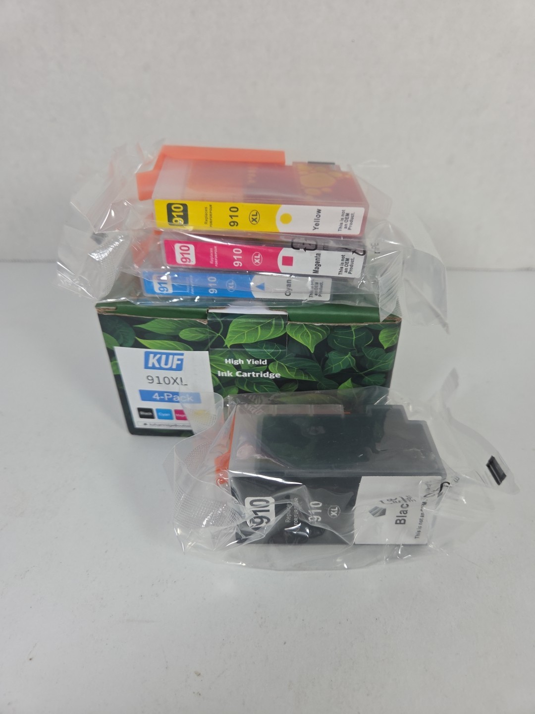910XL/910 For HP | 4 Pieces Ink Cartidges, Black/Cyan/Magenta/Yellow, High Yield