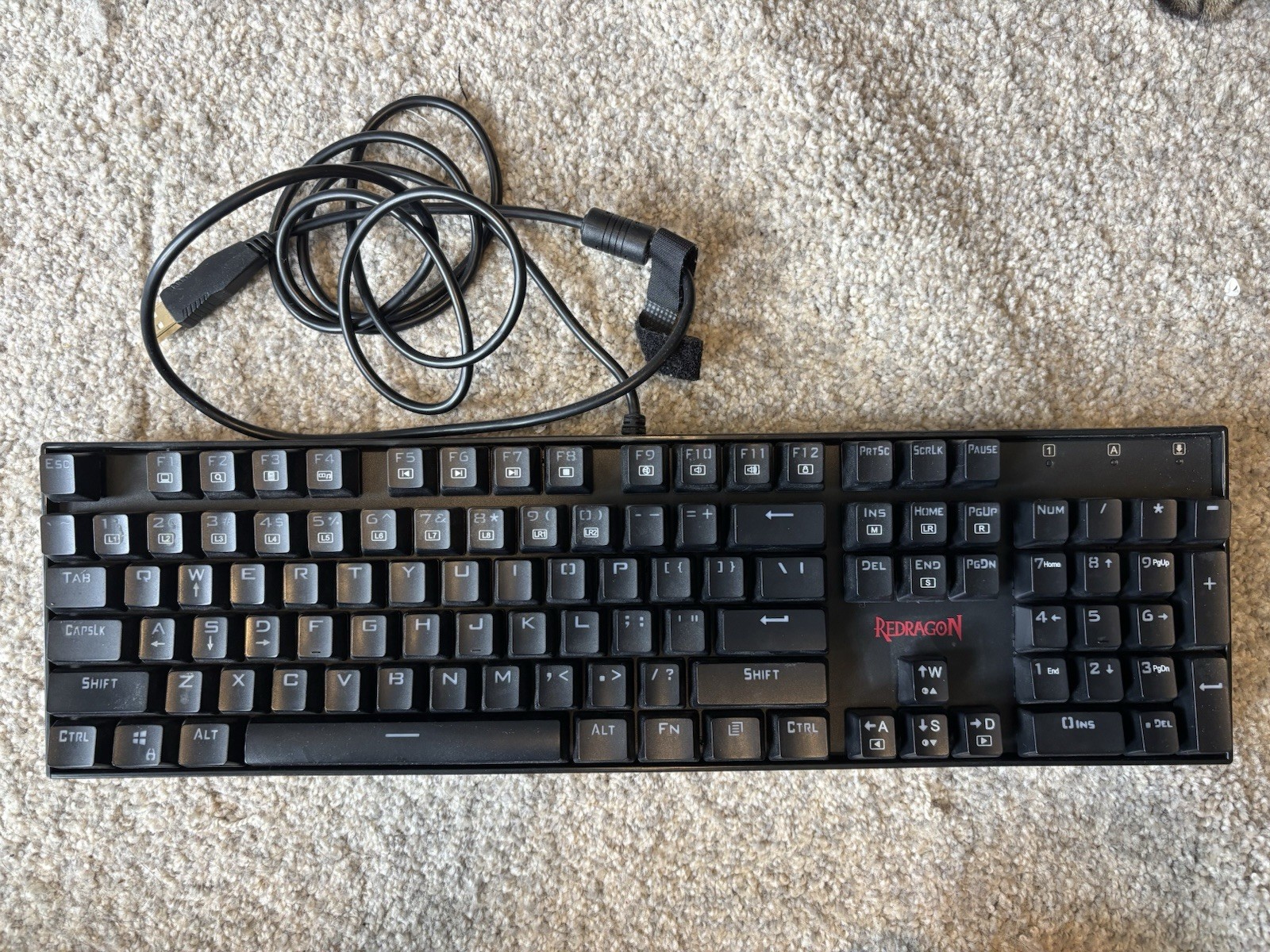 Redragon Vara - Wired USB Mechanical RGB Backlit Gaming Keyboard - K551-KR