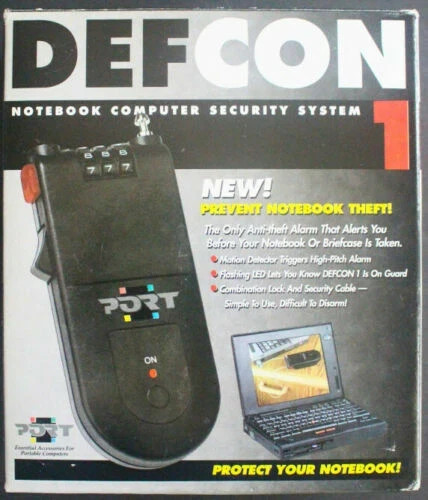 DEFCON 1 Notebook Computer Security System Alarm SEL0400