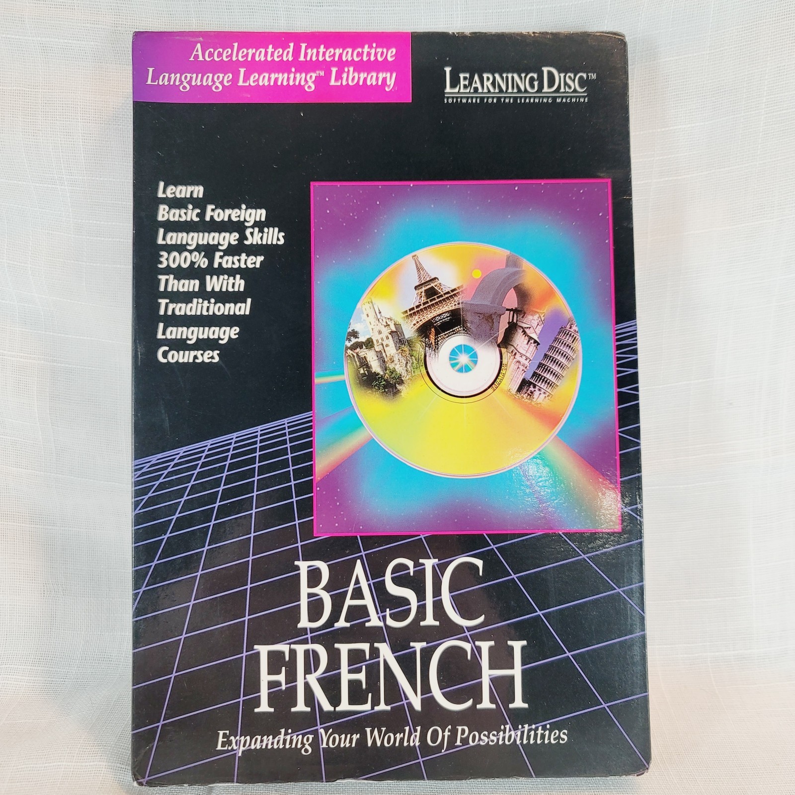 Basic French Language Learning Disc For Zygon Learning Machine 1994 *Read* 