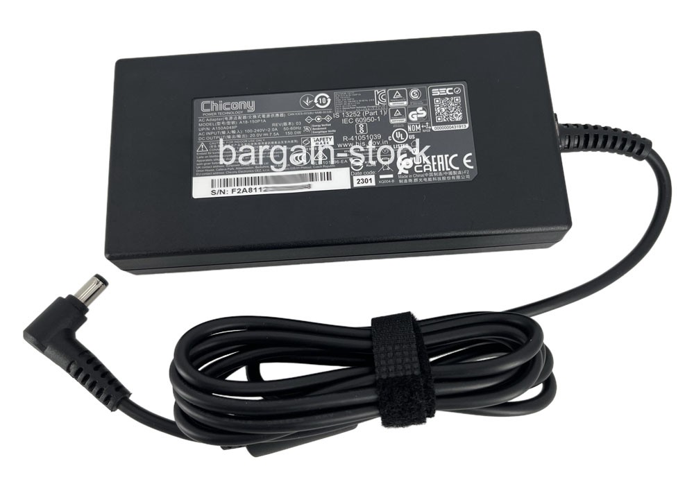 Chicony 20V 7.5A 150W AC Adapter Adapter For MSI Gigabyte ASUS Laptop 5.5*2.5mm