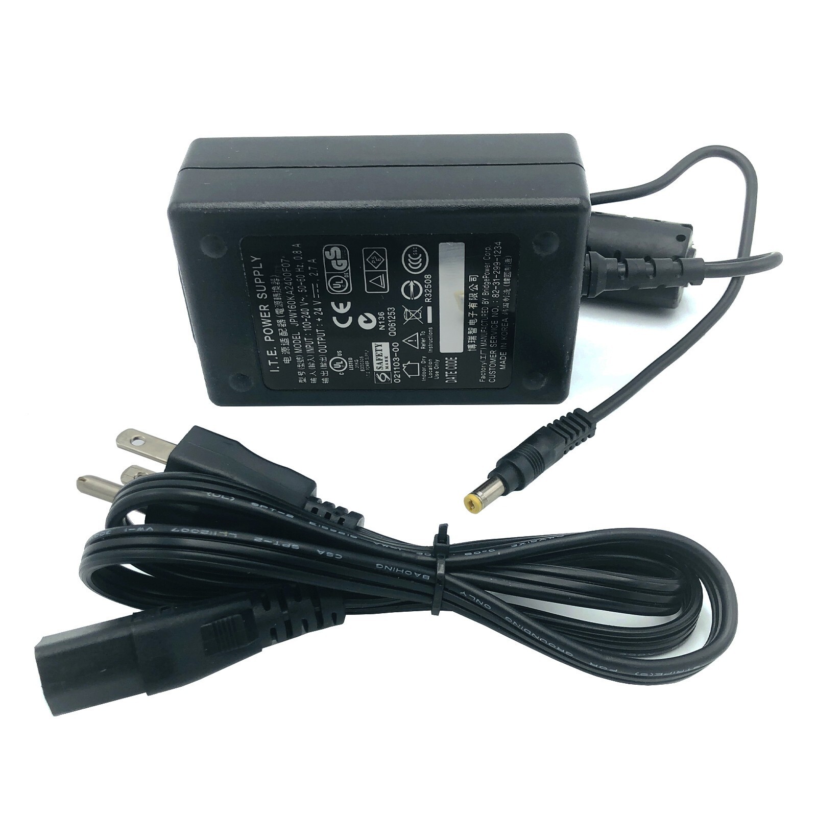 Original I.T.E 65W AC Power Adapter HKA06524027 24V 2.7A Charger