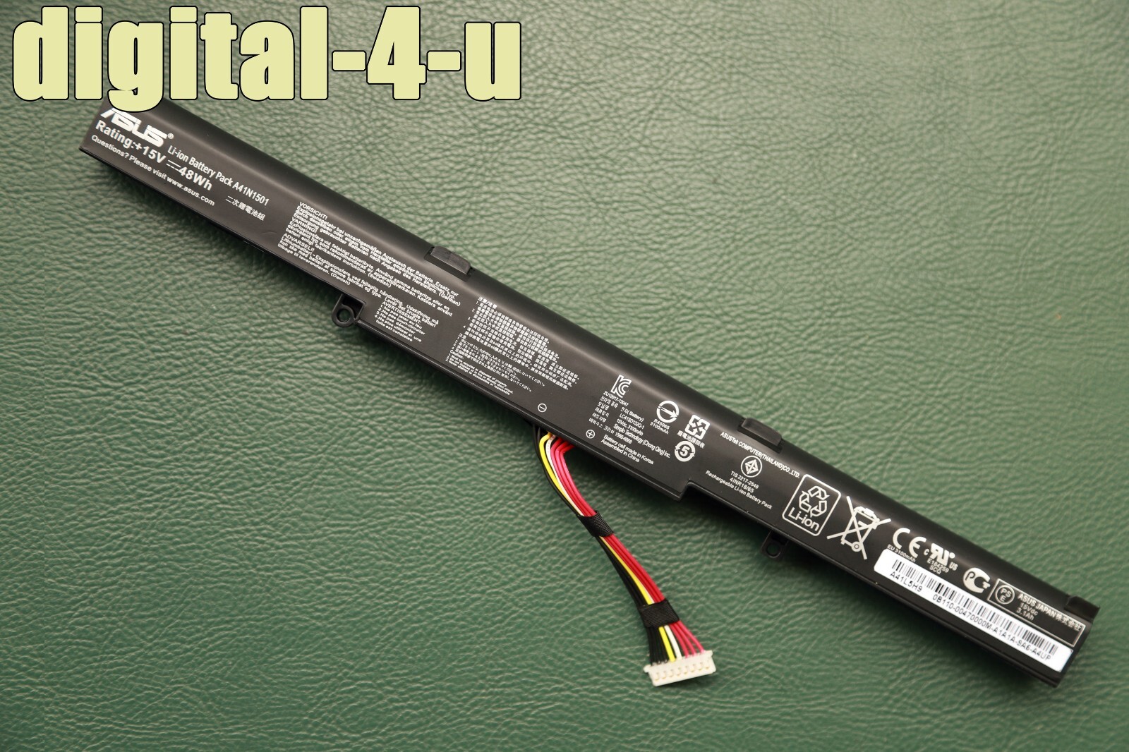 Original A41N1501 A41LK9H Battery For ASUS ROG GL752VW G752VW N552V N552VX N752V