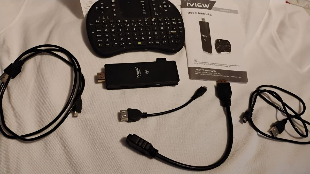 Cyber PC Smallest PC Mini Track Board and Scroll Wheel Keyboard