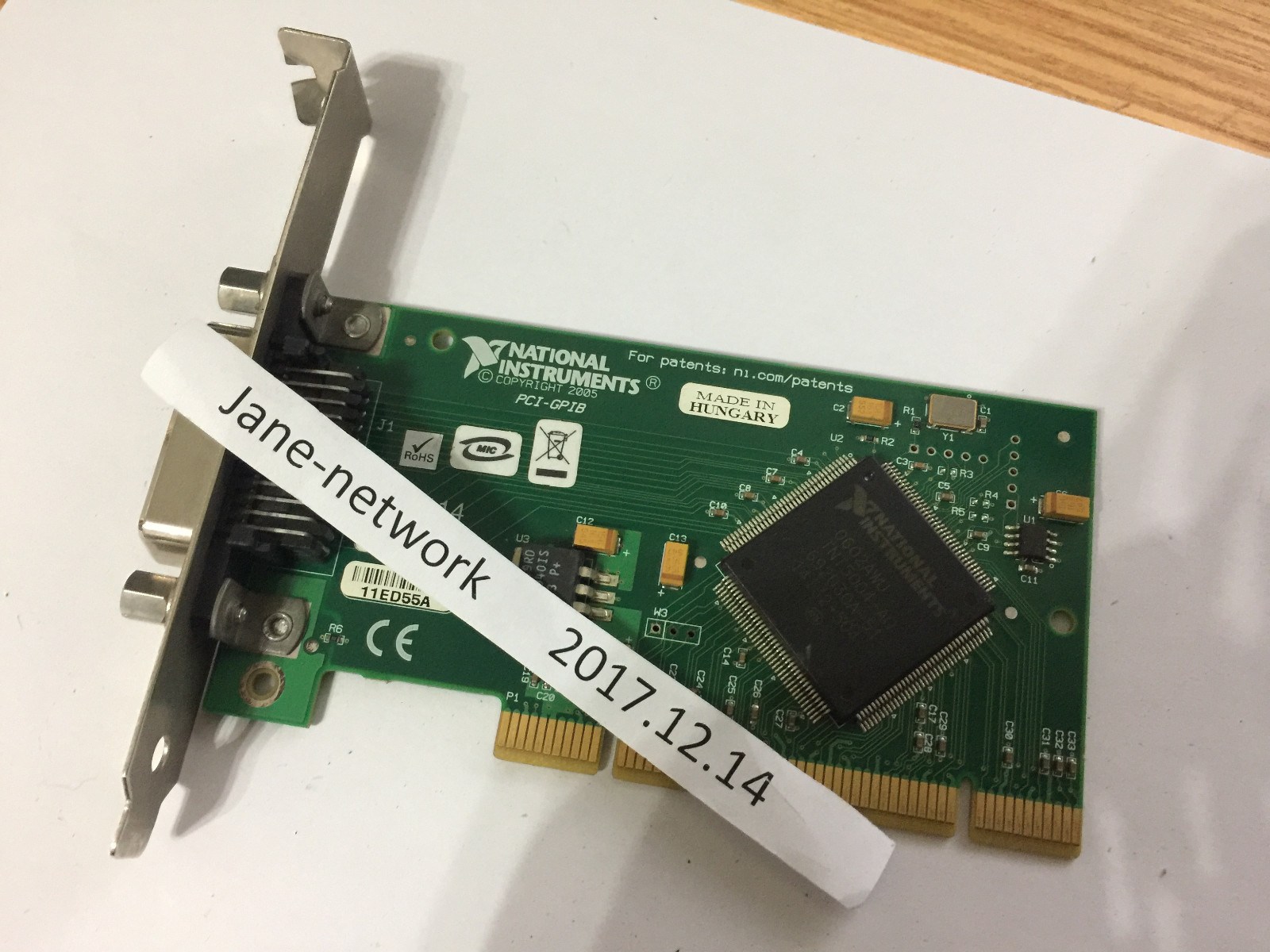 1PC USED PCI-GPIB 2005 Fast Shipping By FedEx or DHL