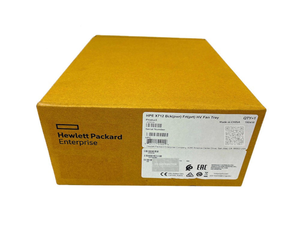JG553A I HP X712 Back (Power Side) to Front (Port Side) Fan Tray BRAND NEW