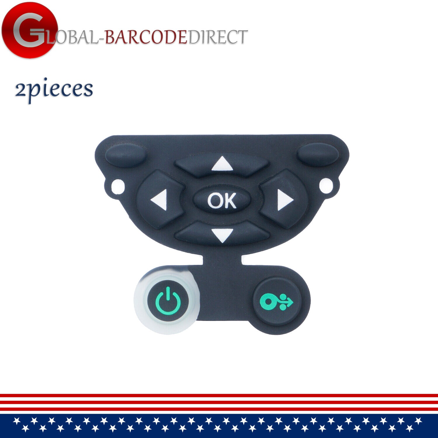 2x New Keypad Replacement For Zebra ZQ610 ZQ620