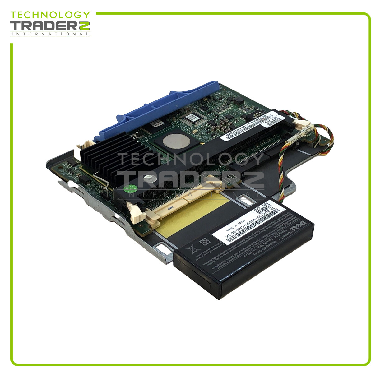 TU005 Dell PERC 5/i SAS PCI-E Raid Controller Card 0TU005 W/ 1x Cable 1x Battery