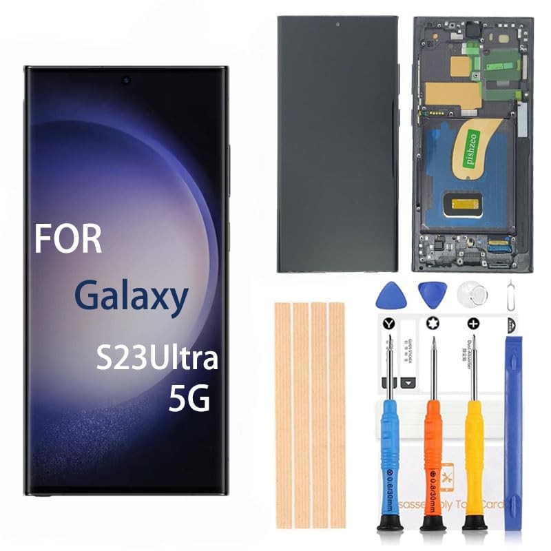 SM-S23Ultra 5G with Frame Black, S23Ultra Screen With Phantom Black