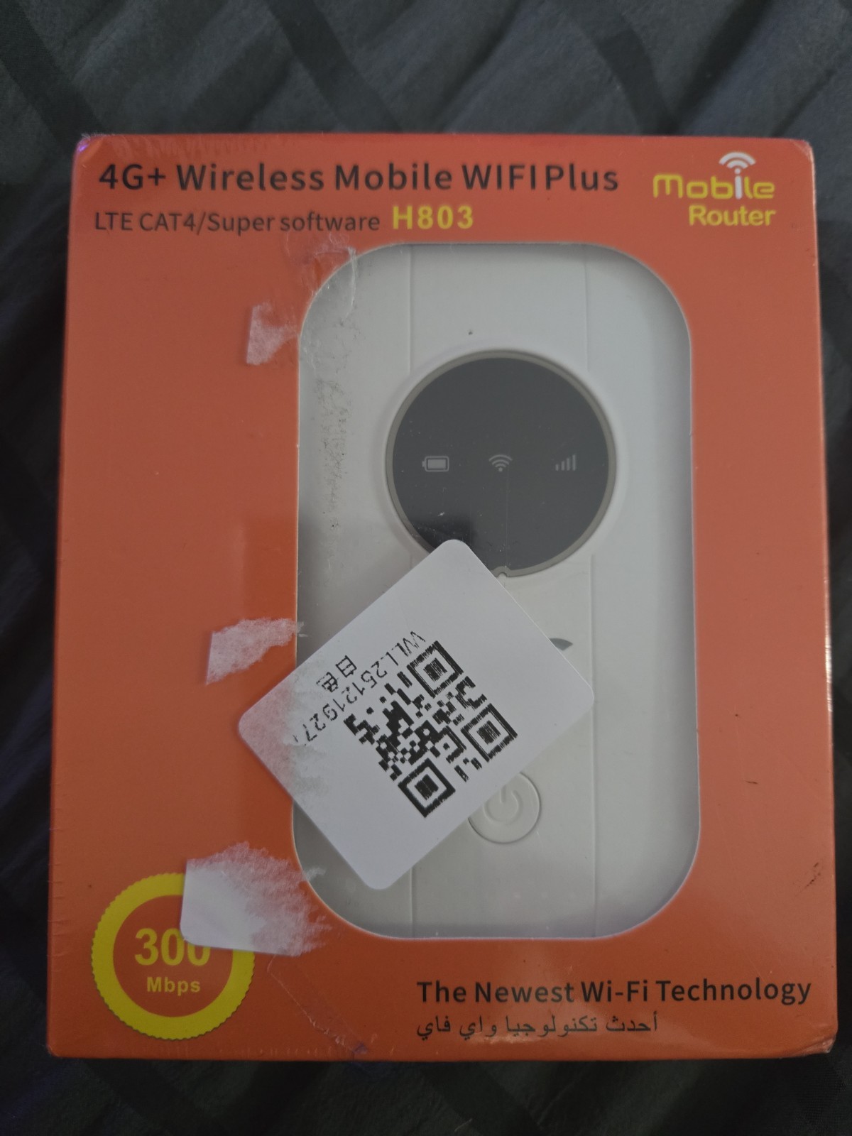 4G+ Wireless Mobile Router WiFi Plus LTE CAT 4 Super Software H803-New Sealed