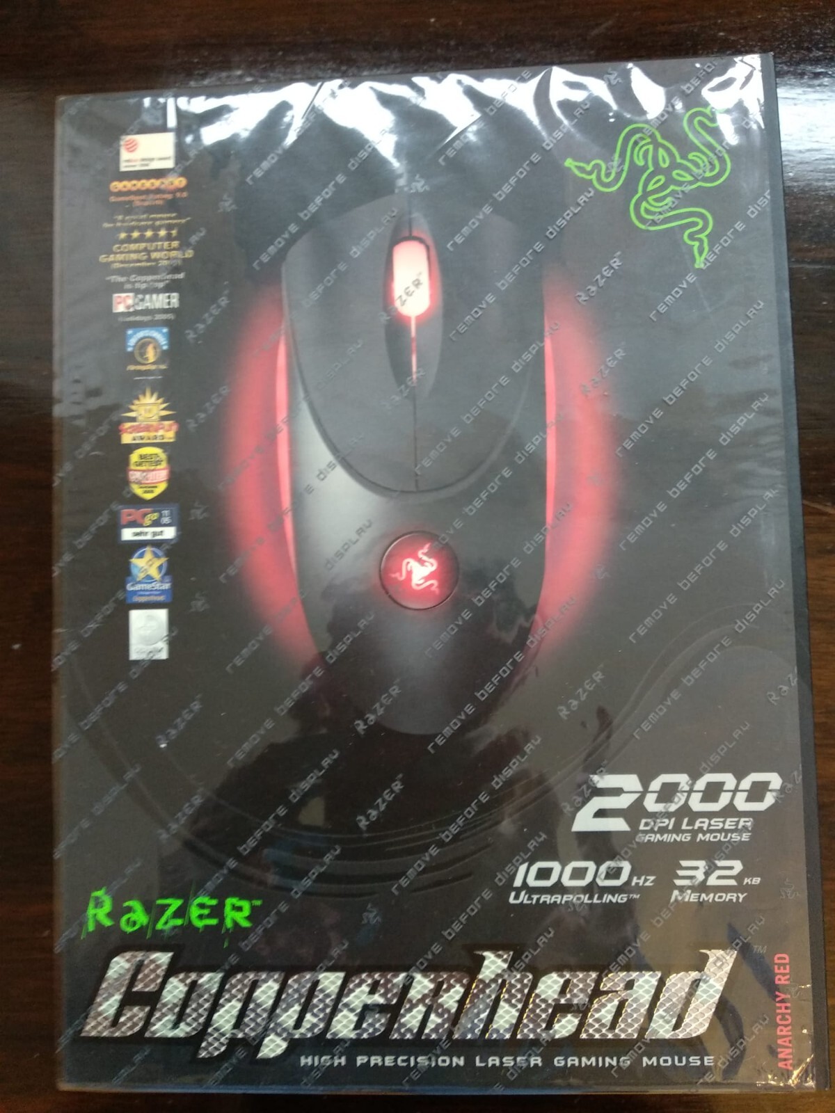 Razer Copperhead (2005) Anarchy Red RZ01-00050200-R2M1 - Rare