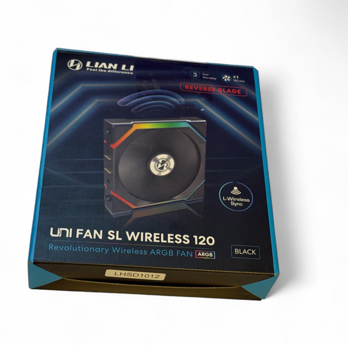 Lian Li UNI Fan SL Wireless LCD 120 ARGB PC Case Fan 12SLLCD1W1B Black