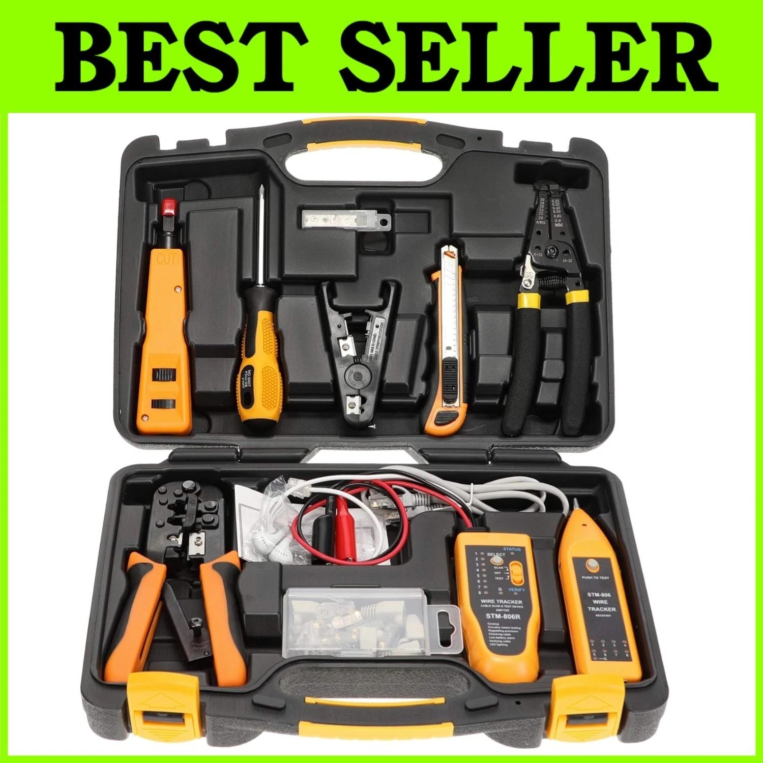 Professional Network Tool Set - Cat 5 Cat 6, Ethernet Tool`*-