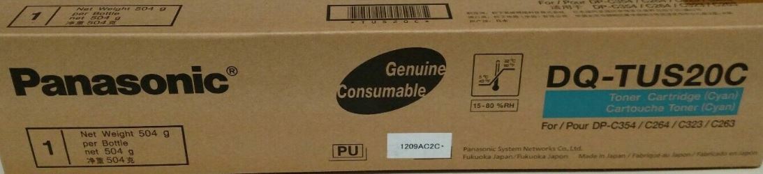 New  Genuine Panasonic DP-C354 C264 C323 C263 Printer Yellow Toner DQ-TUS20C